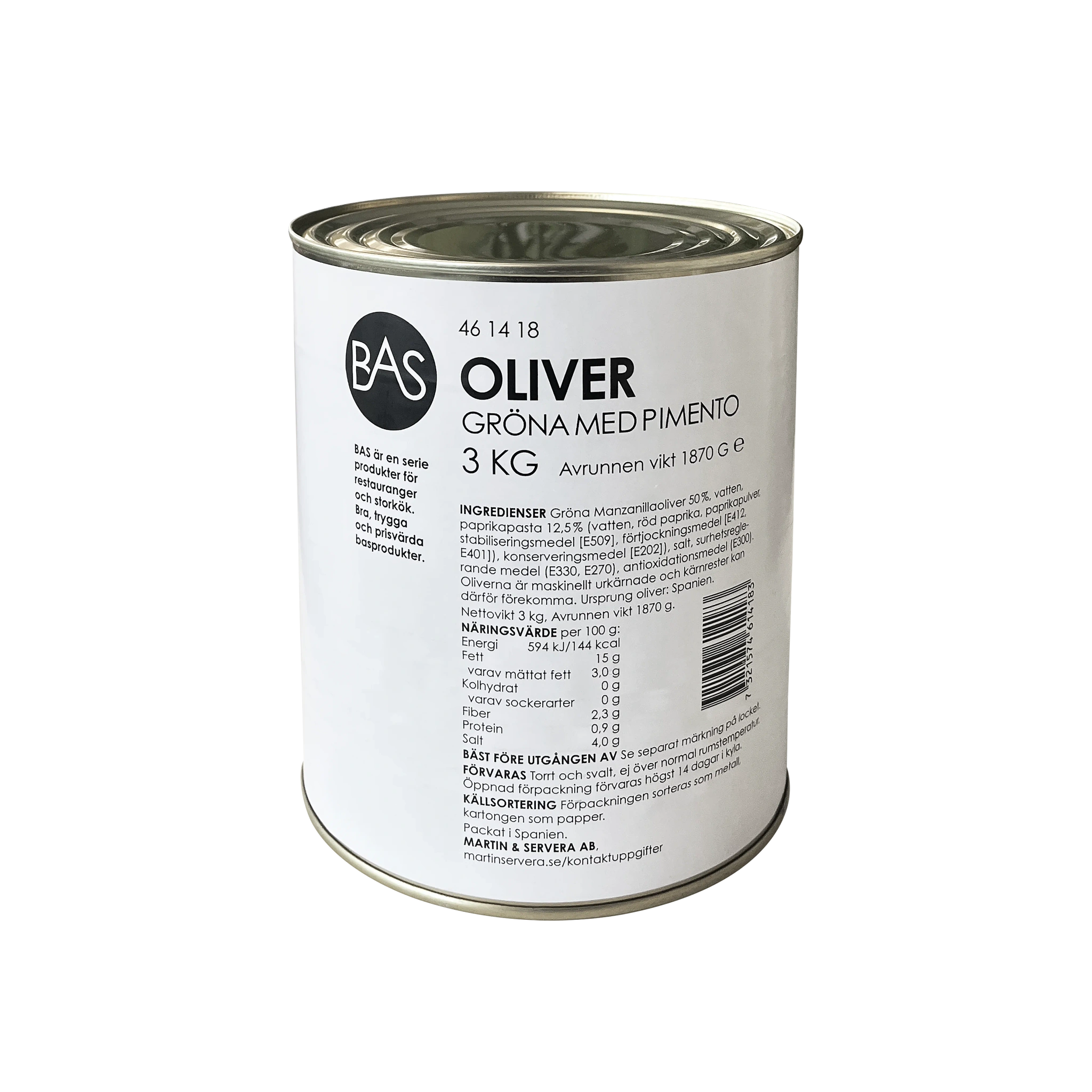 Oliver gröna m pimiento