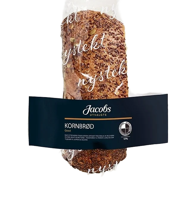 Grovt Kornbrød Halvstekt 660g Jacobs Utvalgte