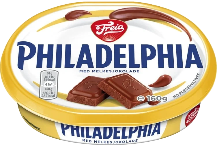 Philadelphia Kremost m/ Freia Melkesjokolade 160g