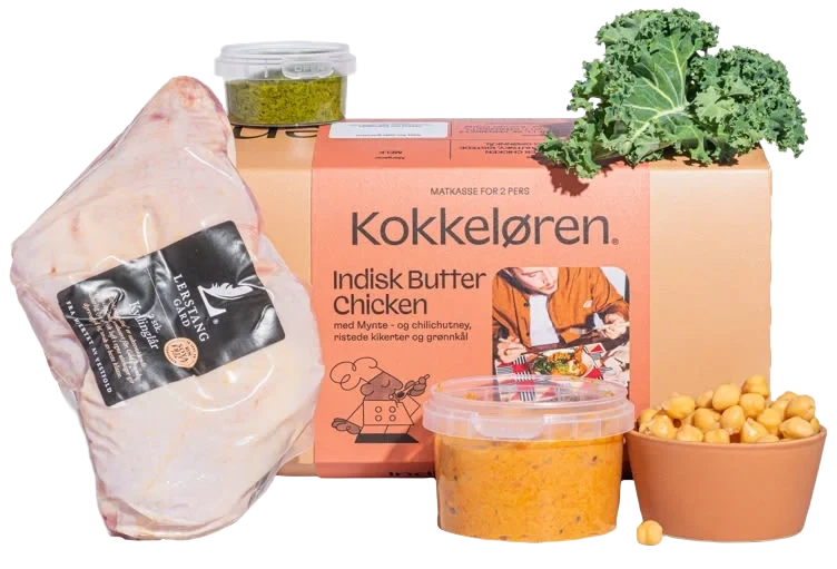 Butter Chicken Matkasse for 2 Kokkeløren