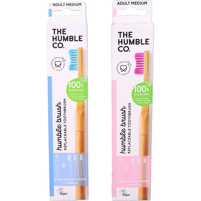 The Humble Co Tandborste Utbytbart Huvud M