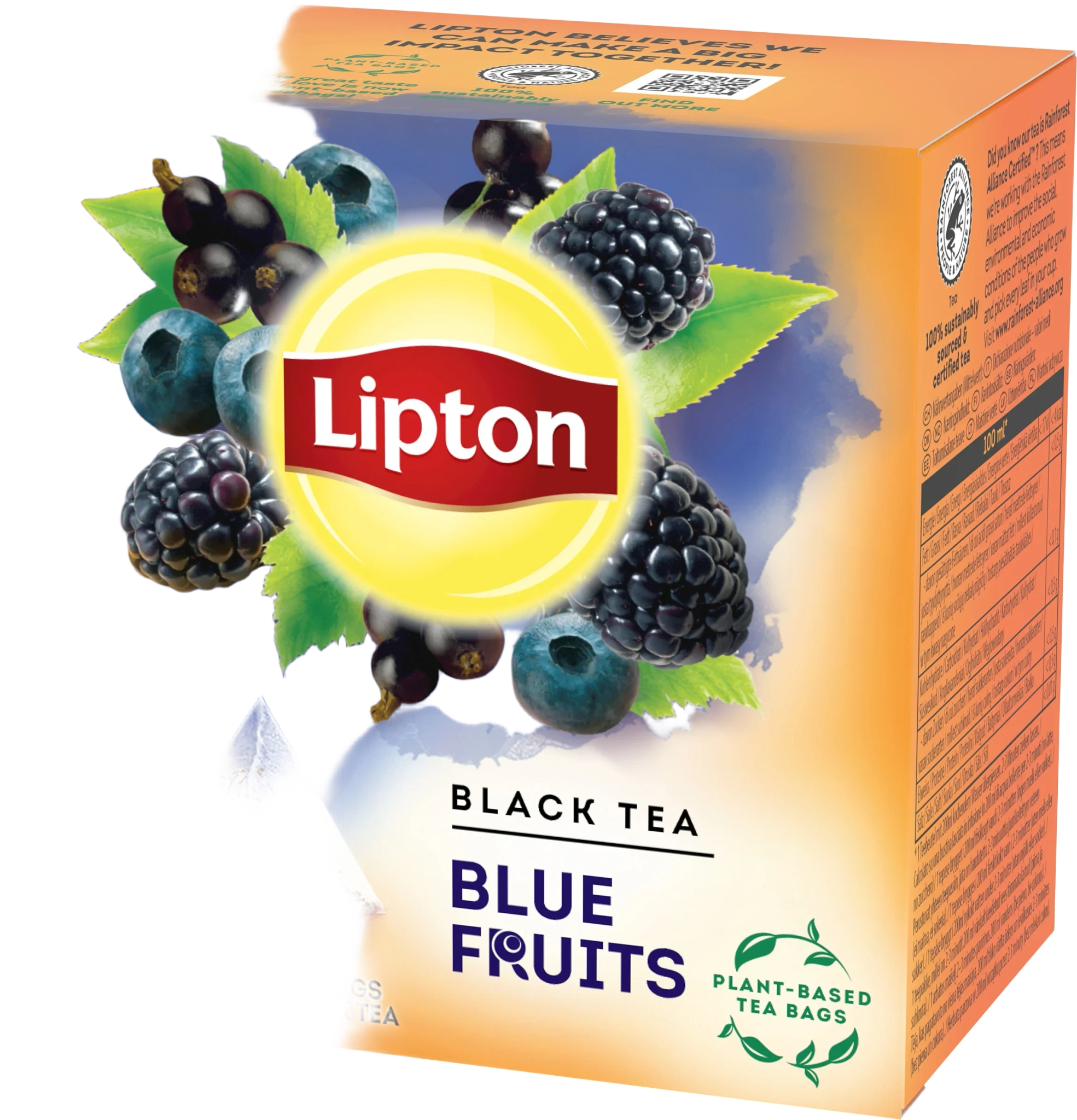 Lipton Blue Fruit Svart Te