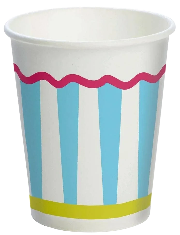 Pappersmugg Pop Stripes 24cl