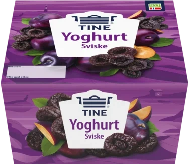 Yoghurt sviske 4x150g