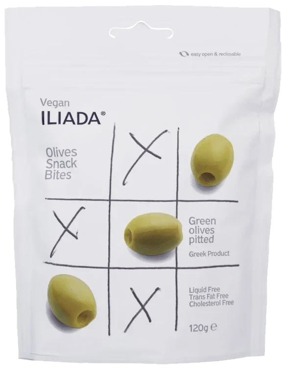 Oliven Grønn u/Sten 120g Iliada