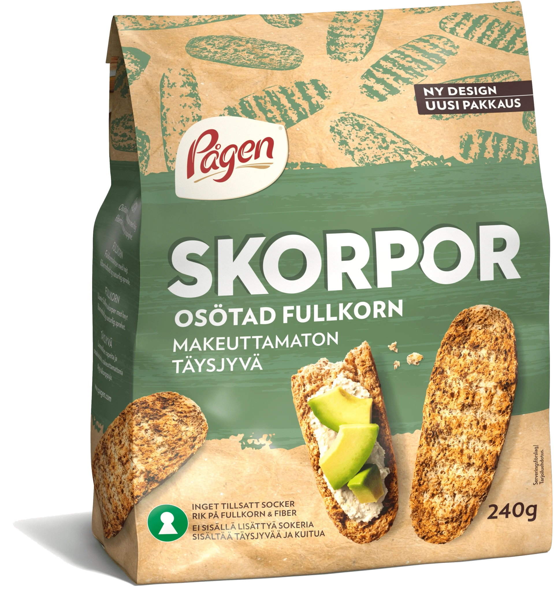 Fullkorn skorpor