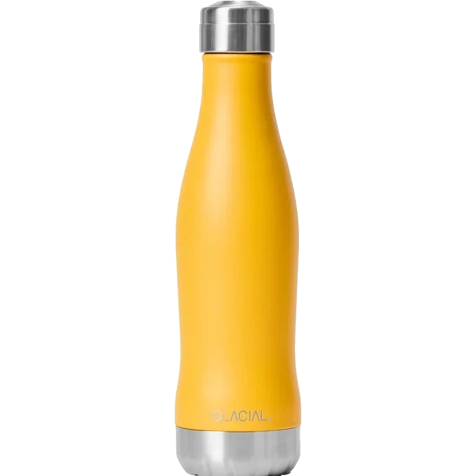 Vattenflaska Matte Yellow 400 ml