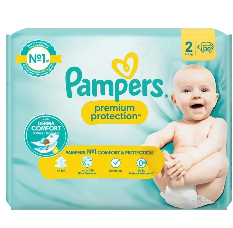 Pampers Premium Protection S2 4-8kg 30stk