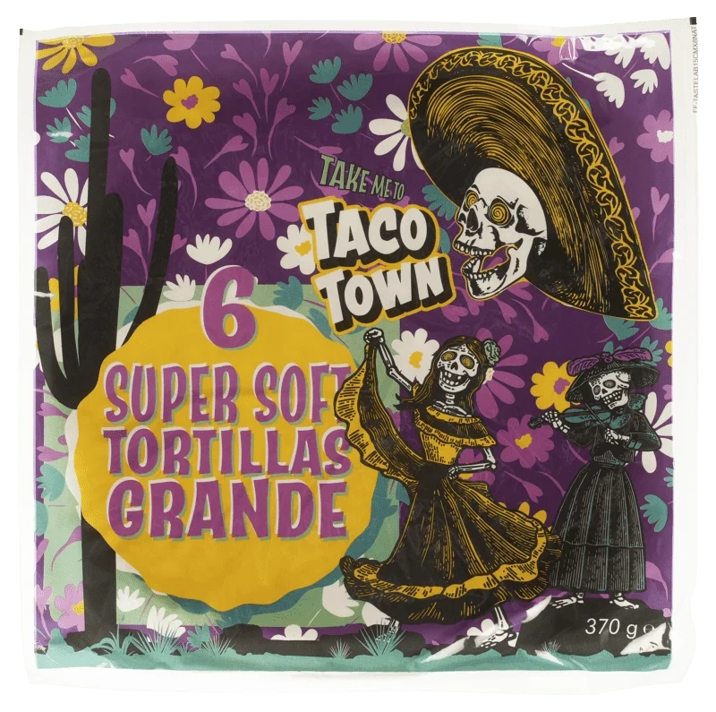 Taco Town Super Soft Tortillas 370g