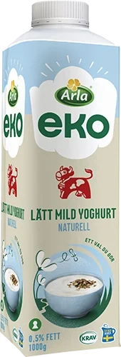 Eko mild yoghurt lätt naturell 0.5%