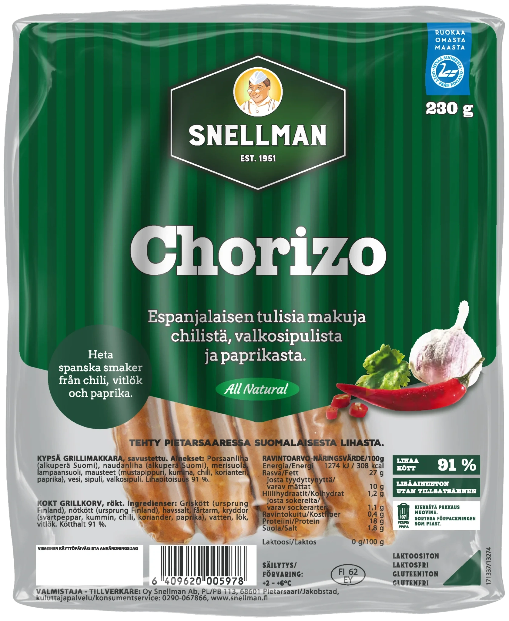 All Natural Chorizo