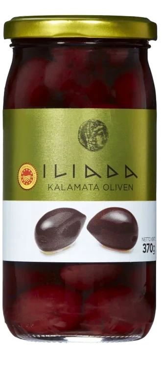 Kalamata Oliven m/Sten 370g Iliada