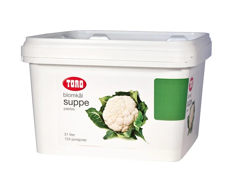 Blomkålsuppe pastøs 31l   3kg