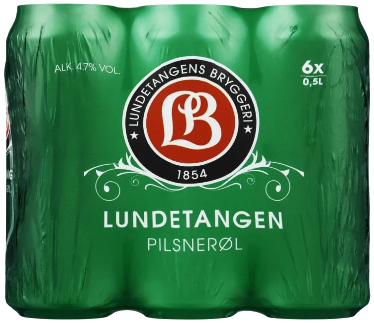 Lundetangen Pils 0,5lx6 boks