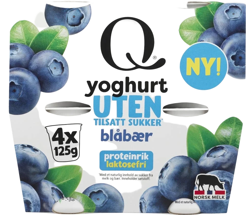 Yoghurt blåbær