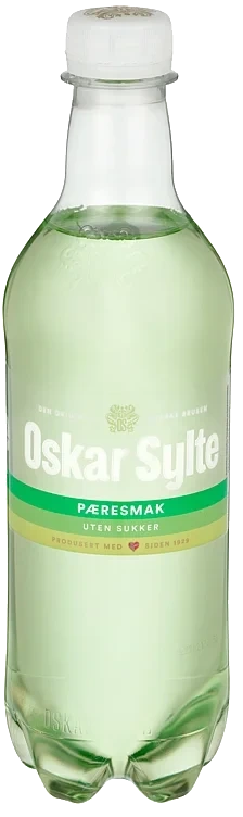Oskar Sylte Pærebrus uten Sukker 0.50l
