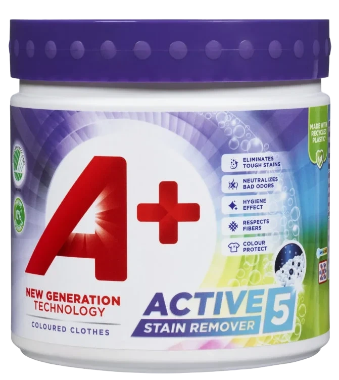 A+ Active5 Color Stain Removal Pulver 465g