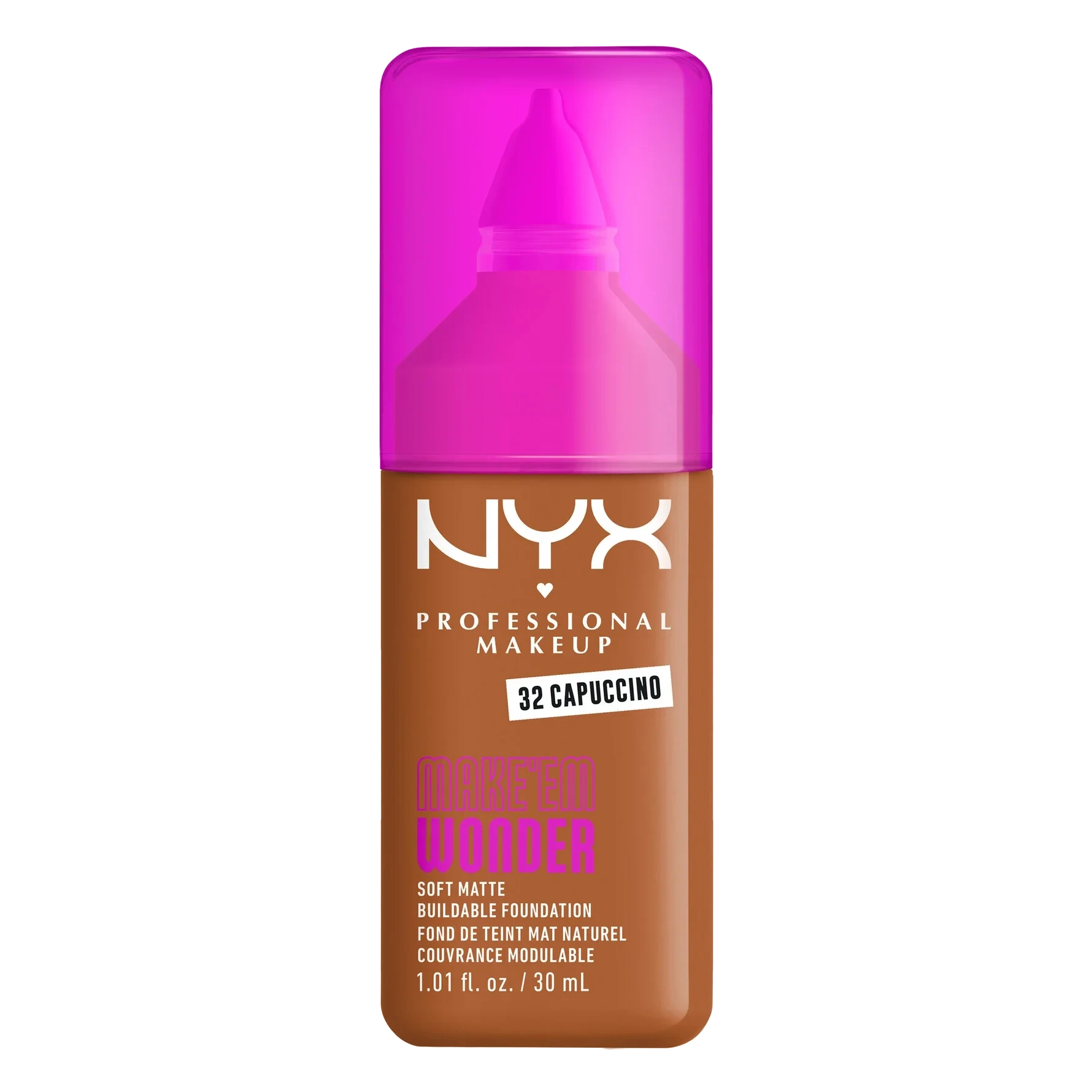 NYX PROFESSIONAL MAKEUP Make Em Wonder Foundation 32 Capuccino