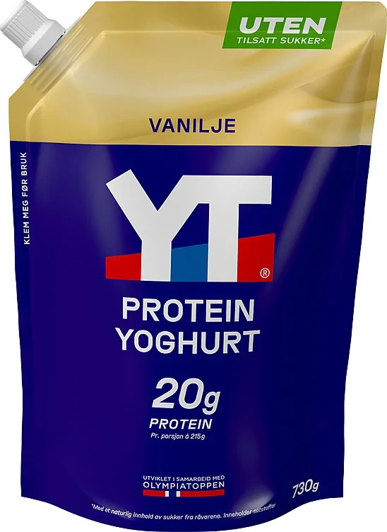 Yt Proteinyoghurt Vanilje 730g Tine