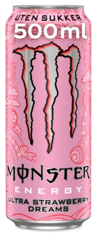 Monster Ultra Strawberry 0,5l boks