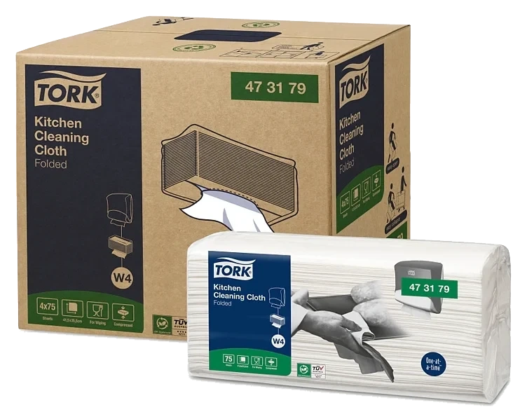 Tork Rengjøringsklut Kjøkken Sterk W4