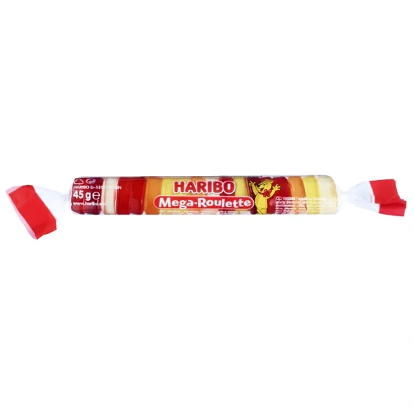 Mega Roulette Fruit 45g Haribo Stk