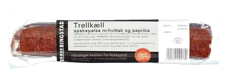 Trøllkæll Spekepølse, 270 g