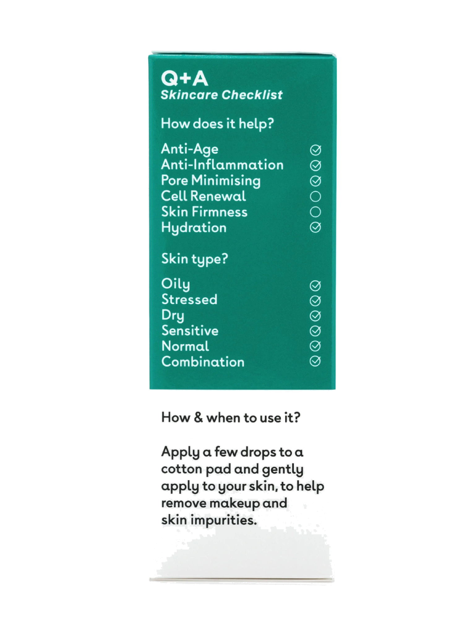 Q+A Niacinamide Daily Toner, 100 ml