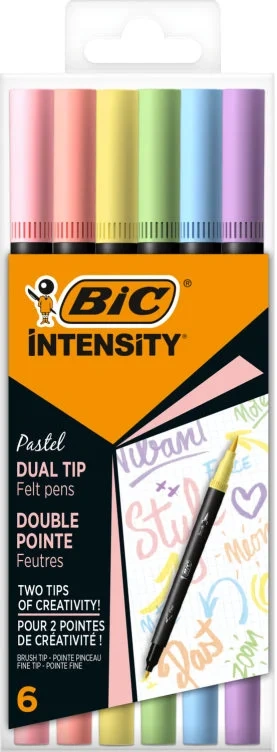 Fargeblyanter Intensity Pastel 6-pakk
