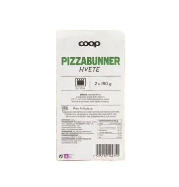 Coop Pizzabunner 2stk a 180g