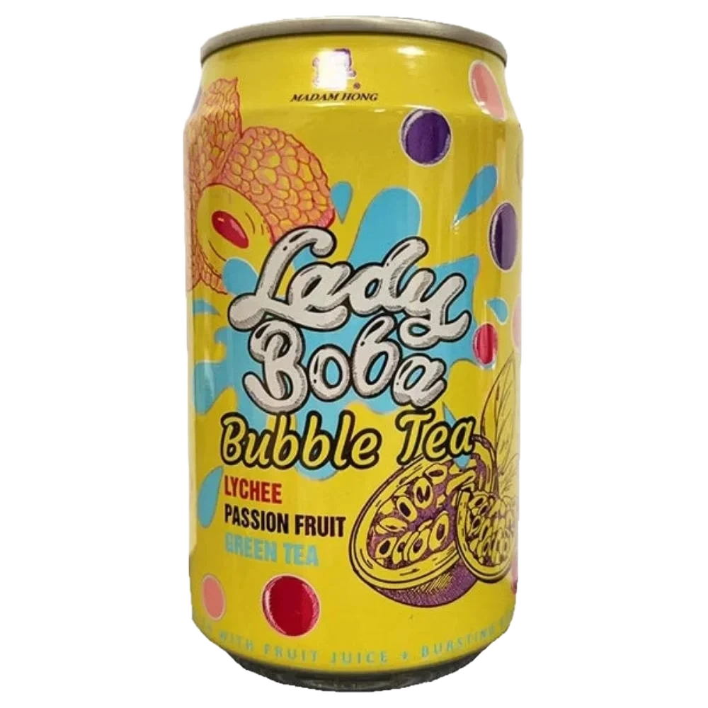 Madam hong passionfruit lychee bubble te