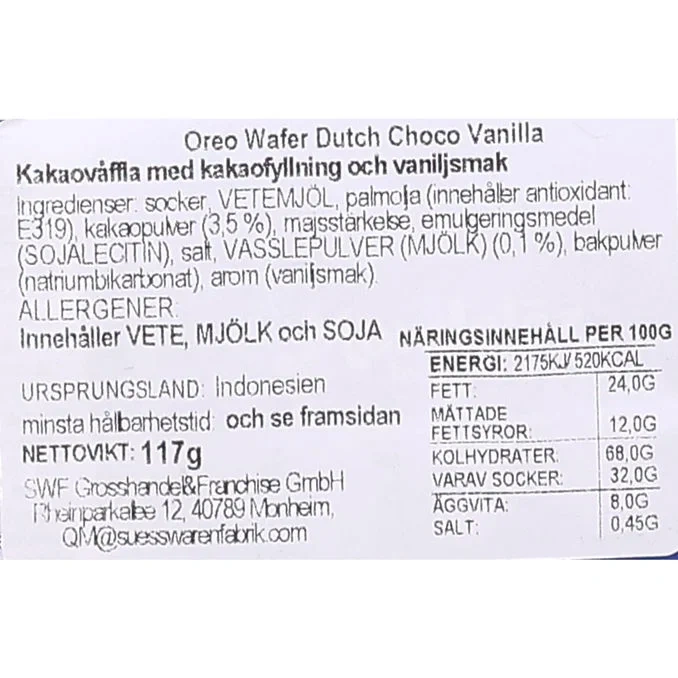 Kakaovåffla Choco Vanilj