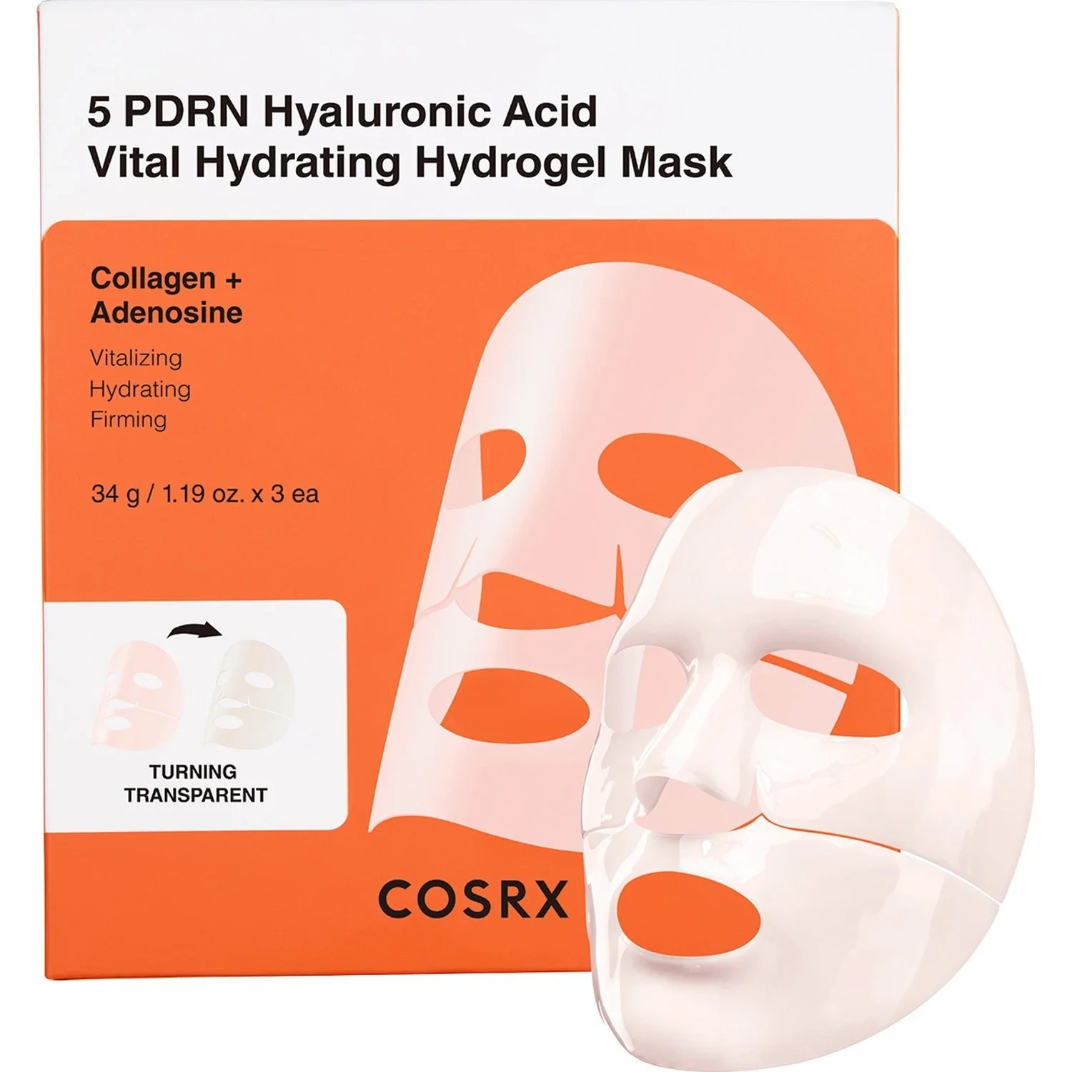 5 PDRN HA Vital Hydrating Hydrogel Mask