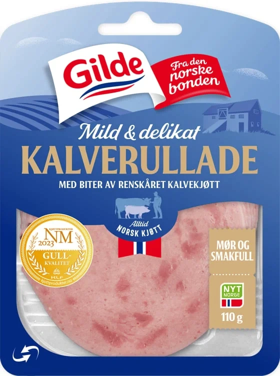 Kalverullade Skivet 110g Enh