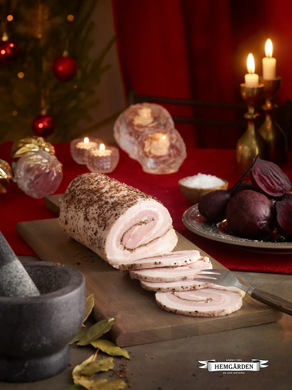 Julrullad i bit