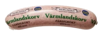 Värmlandskorv kokt