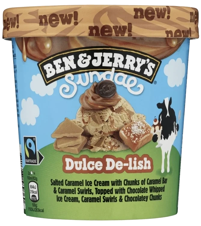 Ben&Jerry's Sundae Dulce De-Lish 427ml