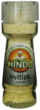 Hvitløk Kvern Glass Hindu