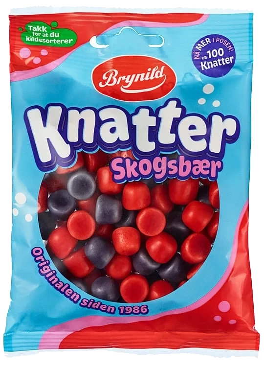 Knatter skogsbær   100g