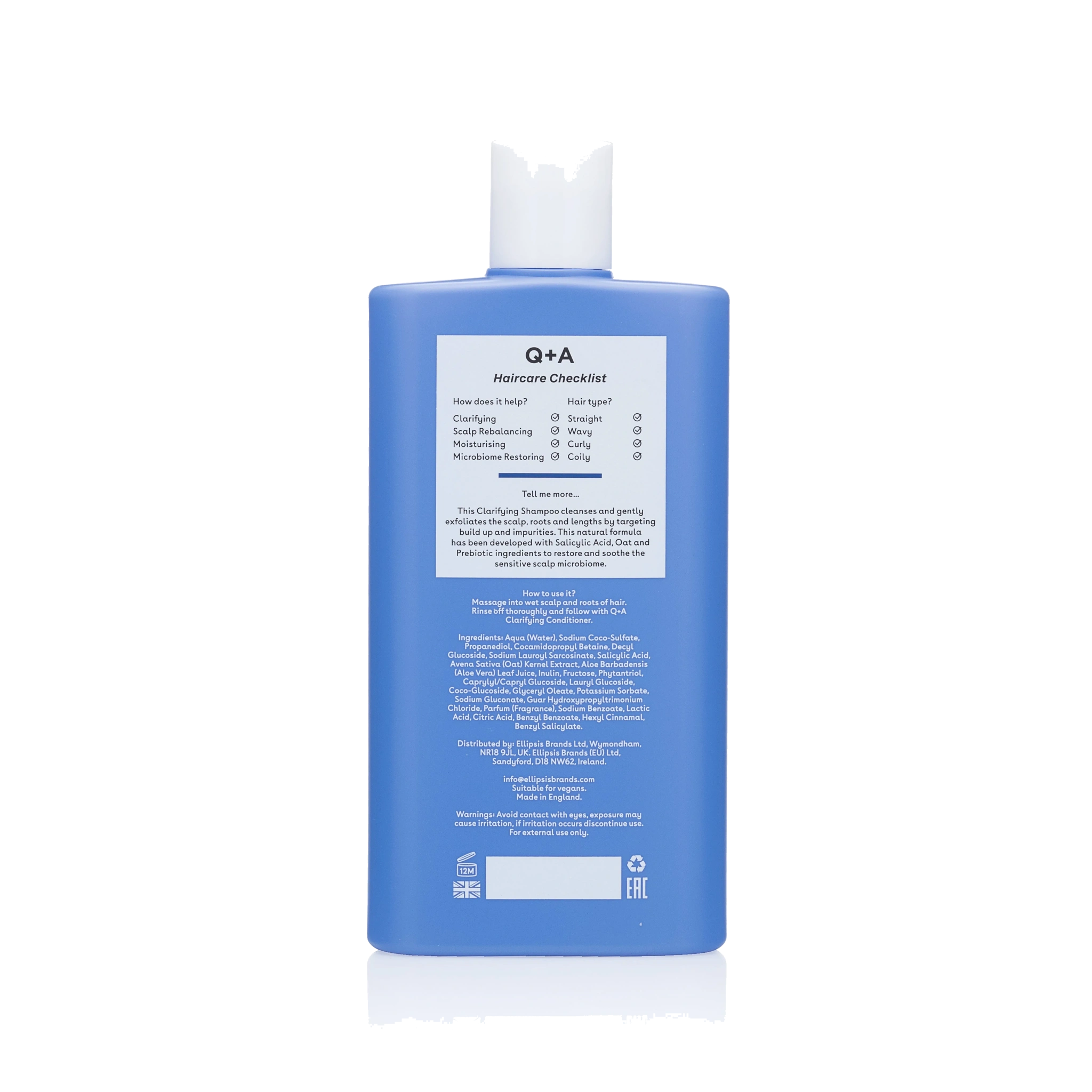 Q+A Clarifying Shampoo, 250 ml