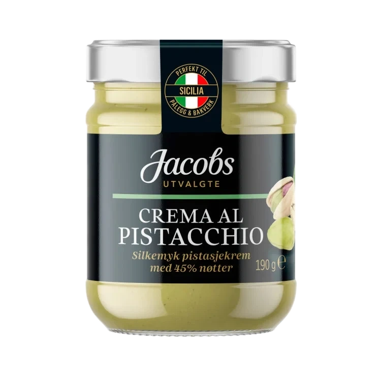 Crema Al Pistacchio 190g Jacobs Utvalgte