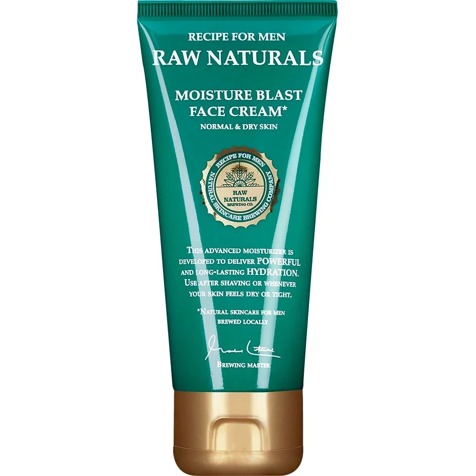 Raw Naturals by Recipe for Men Moisture Blast Face Cream