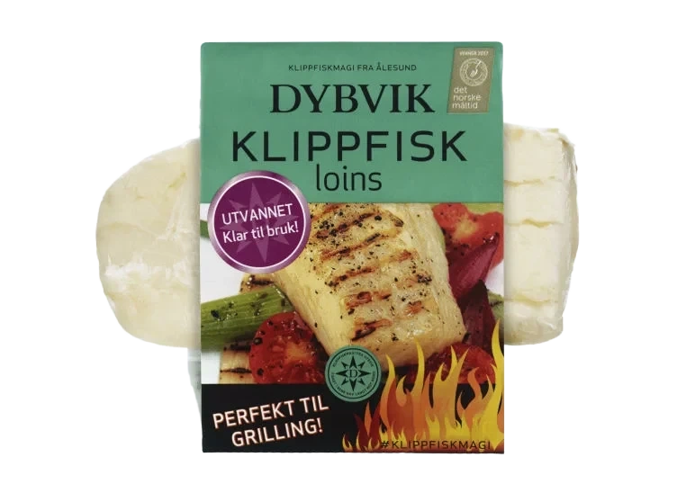 Klippfisk Loins Ferdig Utvannet 300g Dybvik