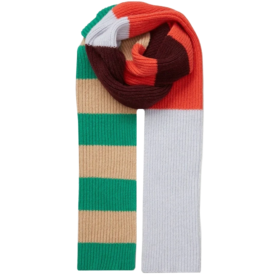 Becksöndergaard Cass Block Scarf Ming Green