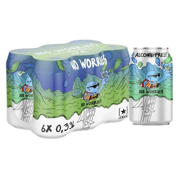 No Worries 0.33l bx Alkoholfr Pale Ale