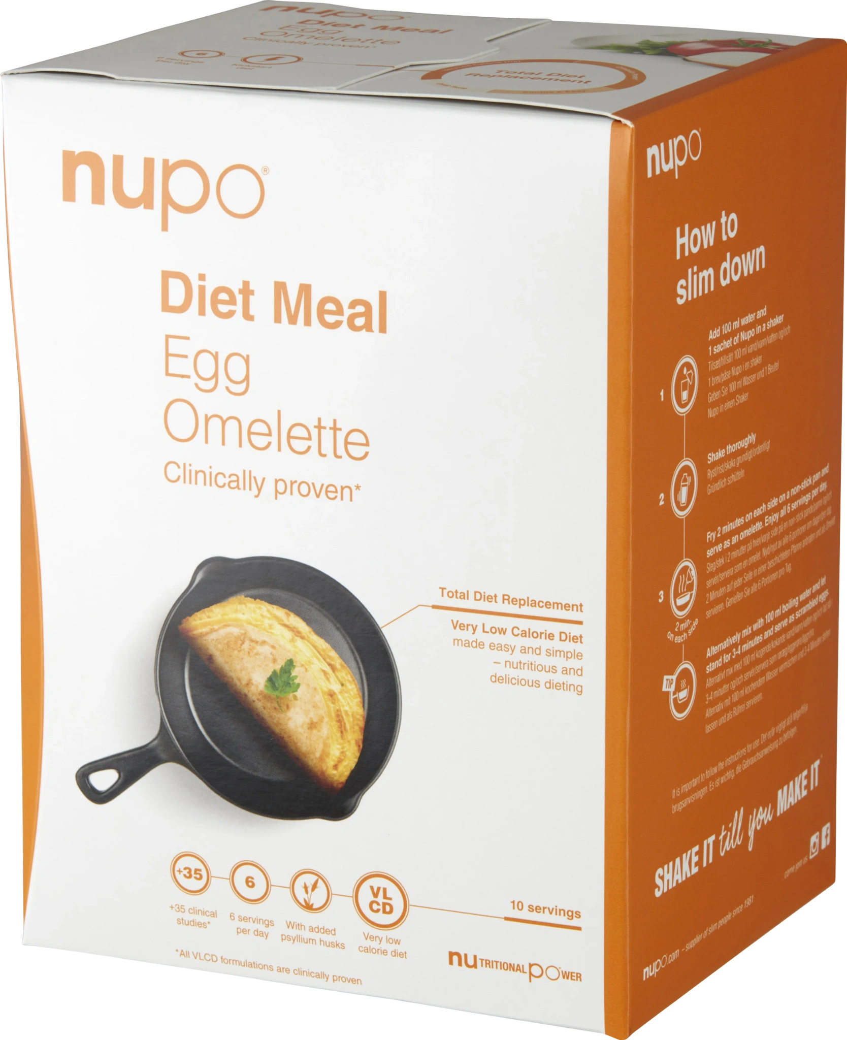 Nupo Diet Meal Egg Omelette