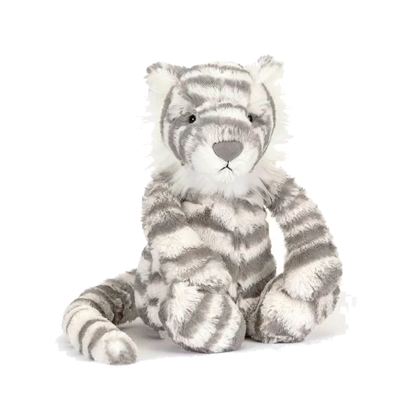 Jellycat Bashful Snow Tiger 31cm - Hvit