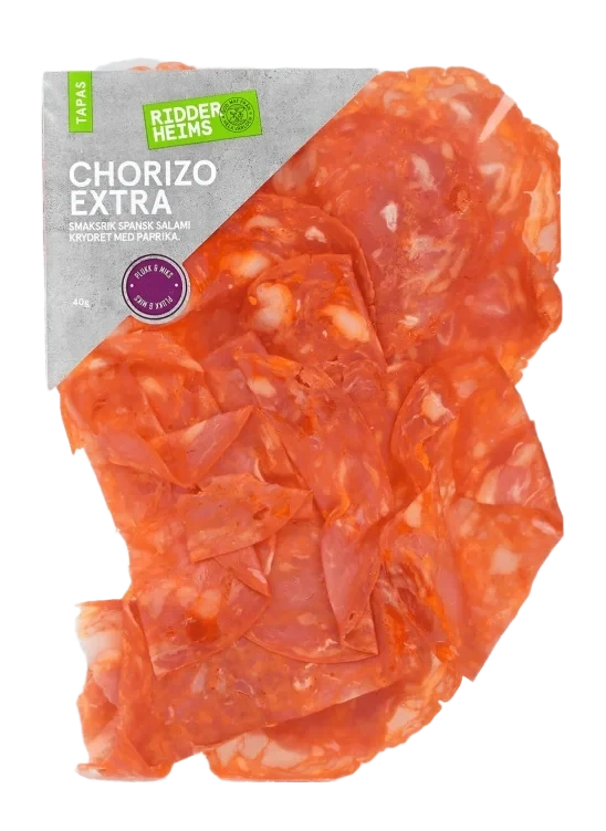 Ridderheims Valent Chorizo Extra Plukk&Miks 40g