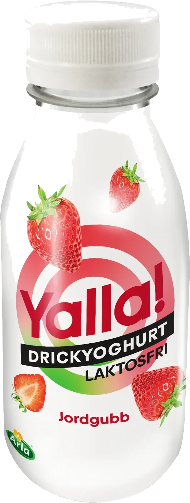 Yalla laktosfri drickyoghurt jordgubb