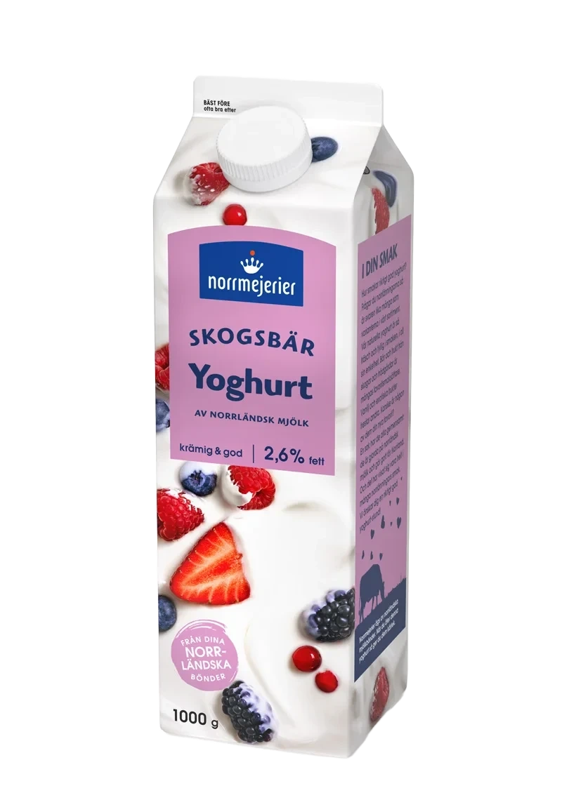 Fruktyoghurt 2.6% Skogsbär